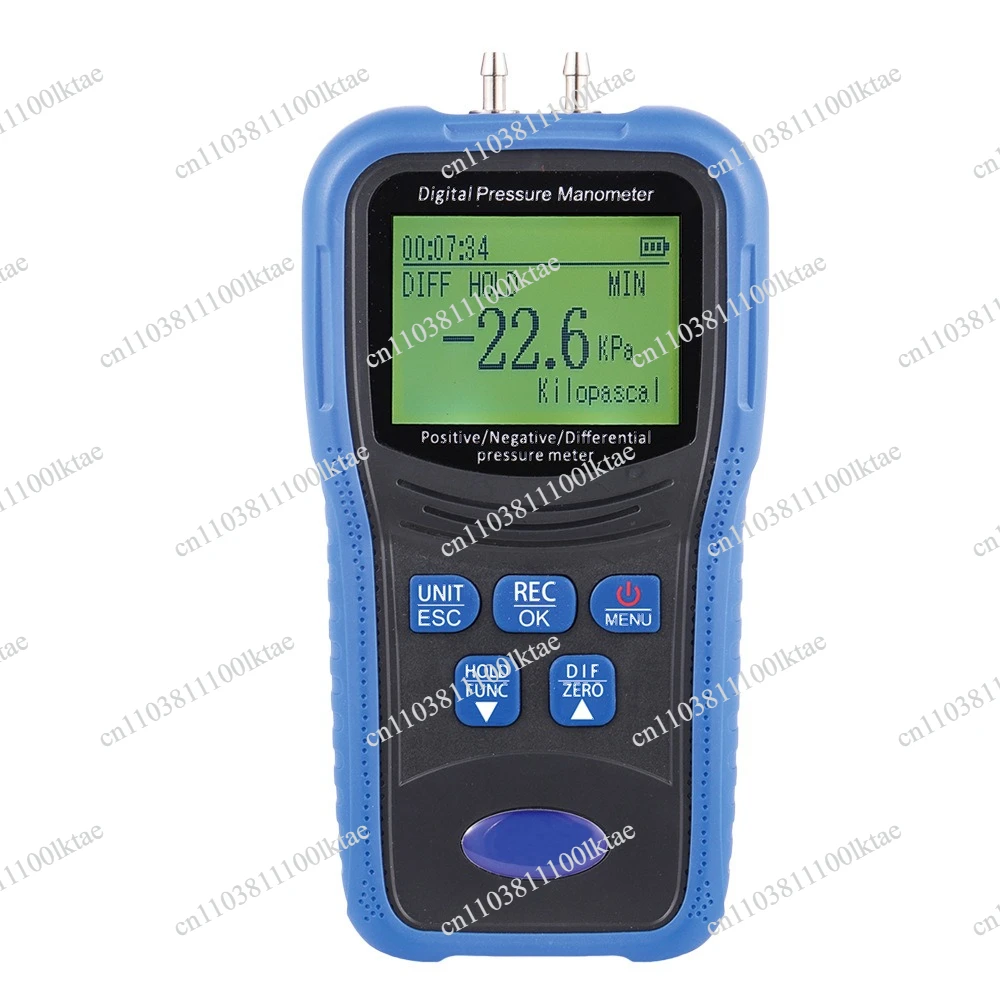 TM510 High Precision Digital Pressure Gauge Air Valve Negative Pressure Gauge