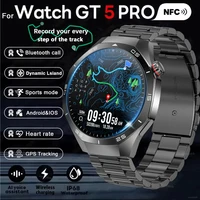 2025 nuevo reloj GT5 PRO Smartwatch GPS trayectoria de movimiento pantalla HD Bluetooth llamada NFC hombres reloj inteligente relojes deportivos al aire libre hombres