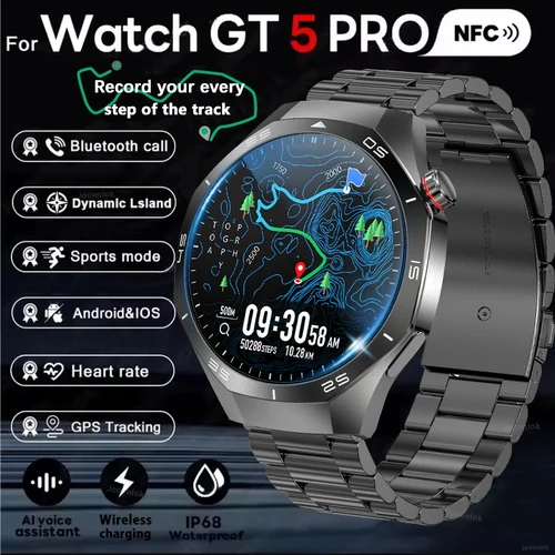 2025 Nuevo Reloj Gt5 Pro Smartwatch Gps Trayectoria De