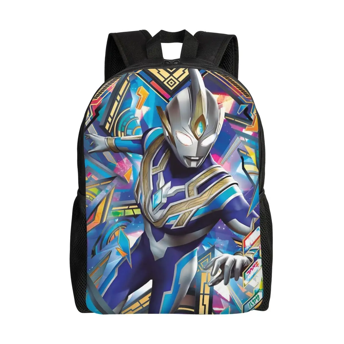 

Пользовательские аниме-рюкзаки Ultramanes для женщин и мужчин, школьная сумка для книг, подходит для 15-дюймовых сумок для ноутбуков