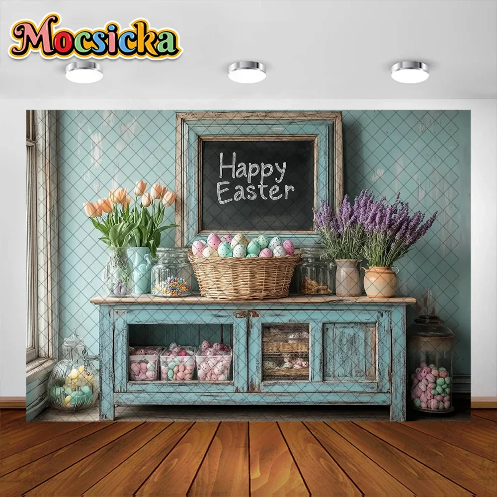 Primavera páscoa fotografia fundo feliz páscoa flor decoração de madeira chá de bebê bolo quebra cenários estúdio adereços