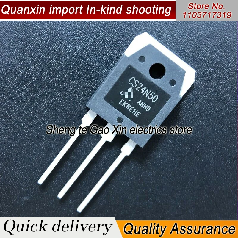 5PCS-10PCS  CS24N50  TO-3P MOS 24A 500V  Imported NEW Original  Best Quality