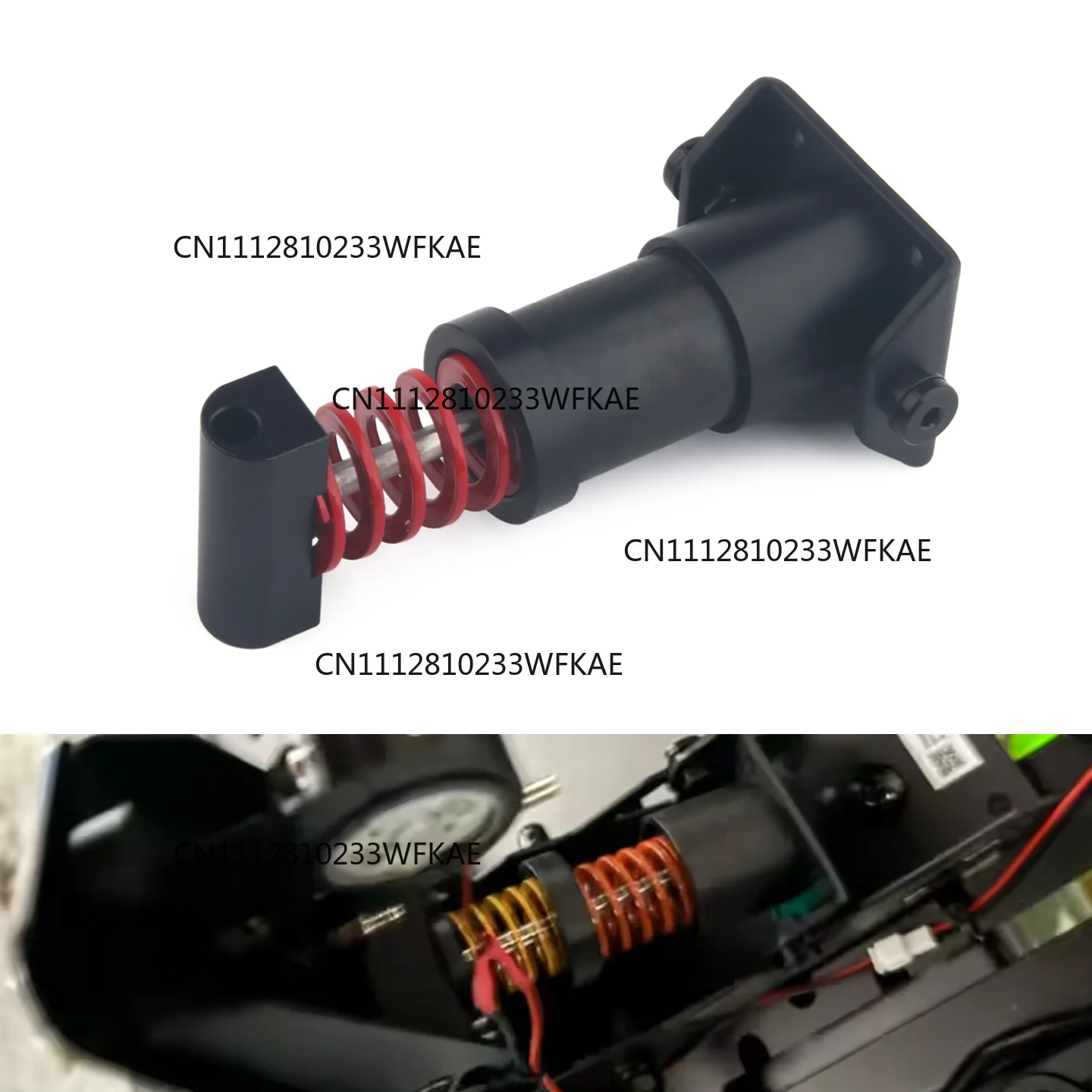 SR-P Lite Brake Pedal Upgrade Kit Spring & Damping Block with Stop Switch for R5 Racing Simulator Custom Sim Racing Accessories