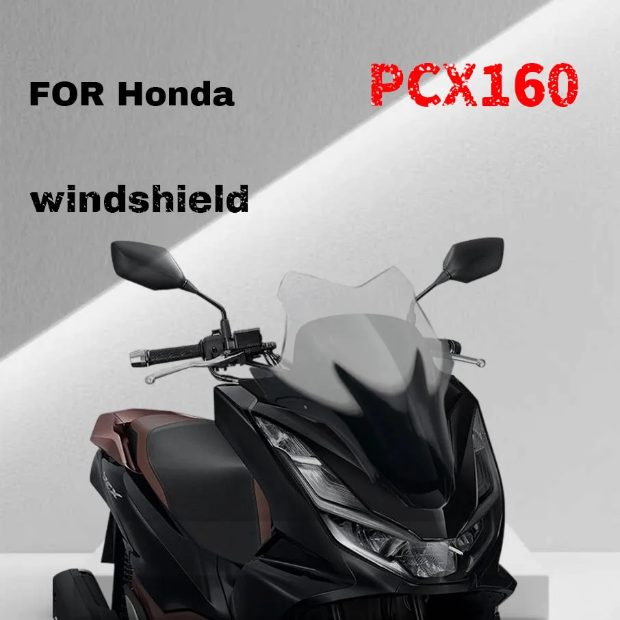 

For Honda PCX160 modified with raised windshield, front windshield panel, front windshield racing model
