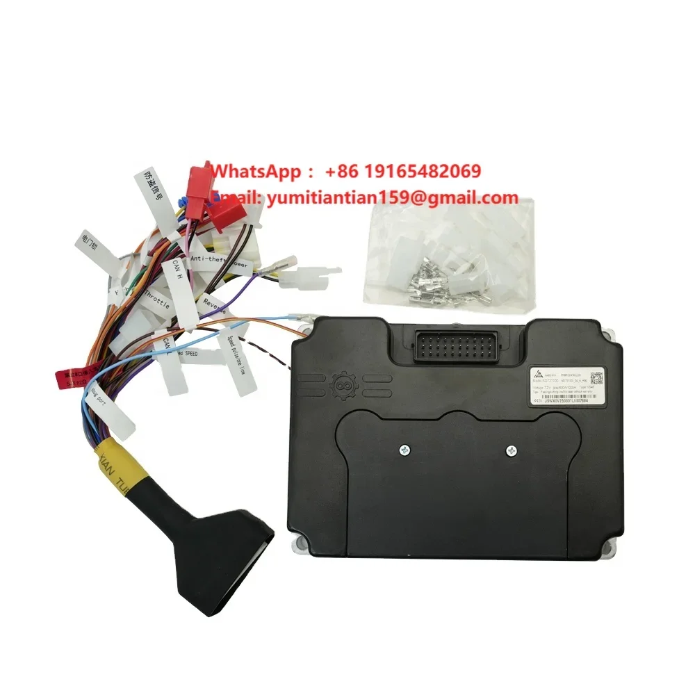 ND721000 High-Power 500A DC FarDriver Controller Hall Controller with for Bluetooth Module for Motorcycle Body Systems