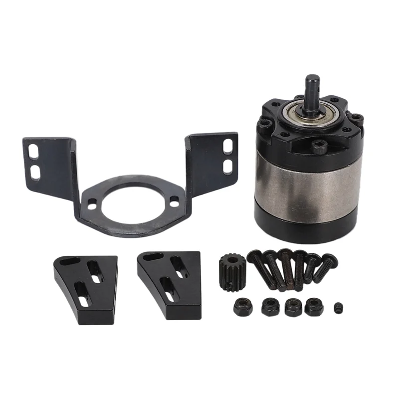 

ABUM-2X 1:17 Gear Ratio Planetary Transmission Box Reduction Gearbox With Mount For 1/10 RC Crawler Car RC4WD D90 Axial SCX10