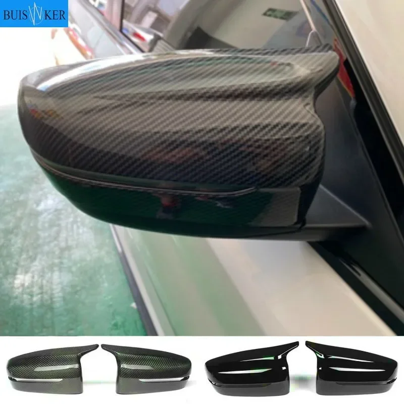 1pair Mirror Covers Fit Mirror Caps Replacement Side Rear Door Wing Rear-View For BMW 4 5 7 Series G11 G12 G14 G15 G16 G30 G31