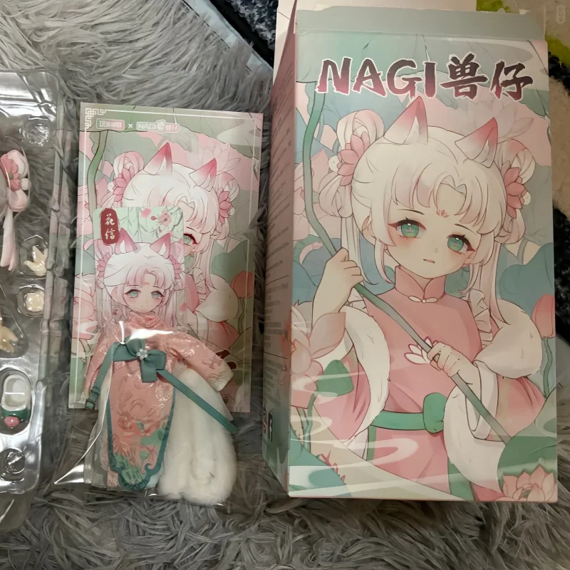 

Горячая подлинная Nagi Beast Four Generation Study Tour Серия Bjd Blind Box Орнамент Милая кукла Ob12 Point Подарок на день рождения для девочек