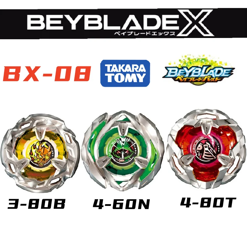 

Takara Tomy Beyblade X | BX-08 Green Wizard Arrow 4-60N/HellsScythe 3-80B/Pink Knight Shield 4-80T - NEW - In Stock