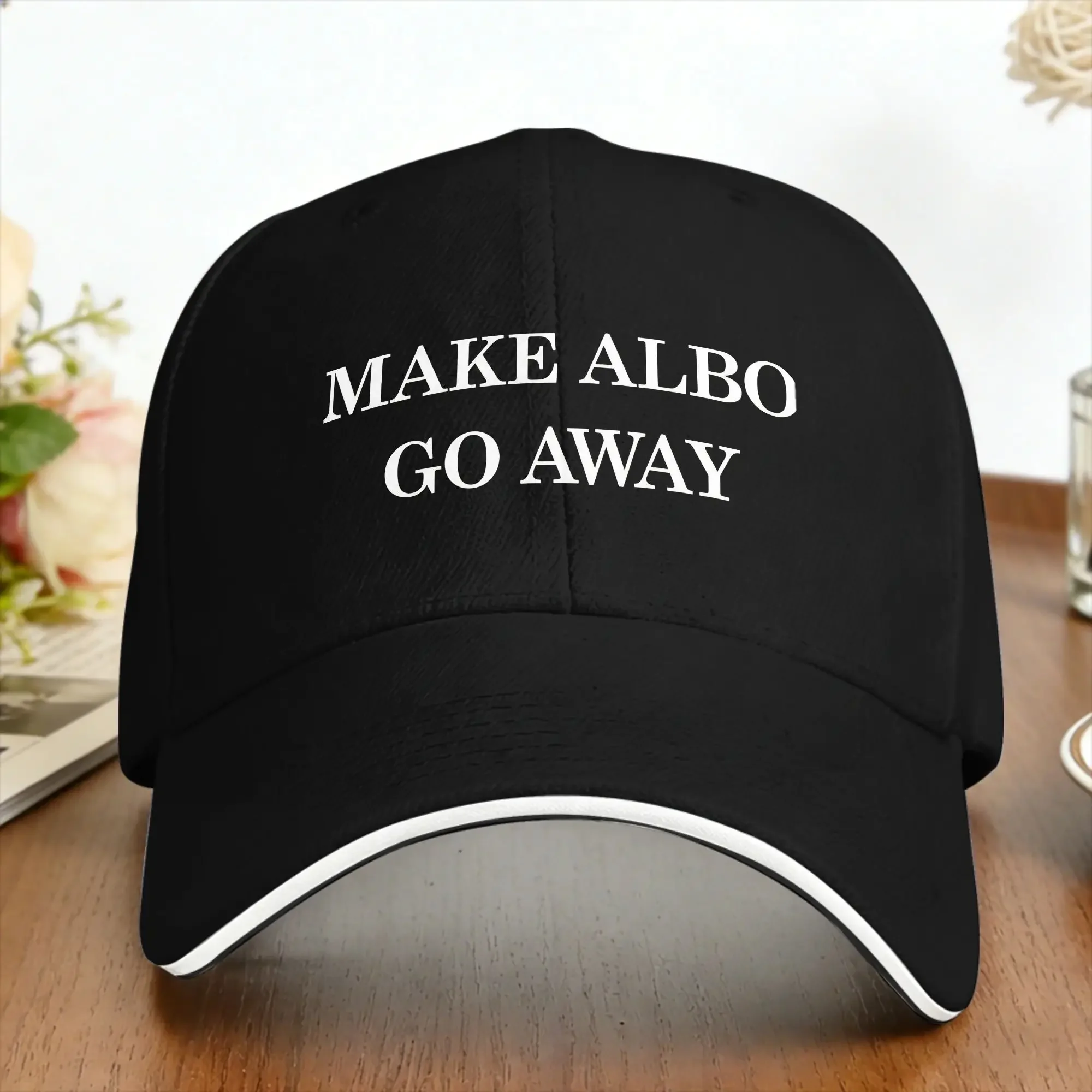 Бейсболка MAGA Make Albo Go Away, повседневная, для активного отдыха, летняя, для защиты от солнца