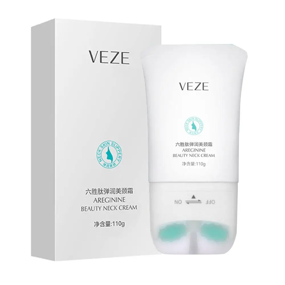 110g Neck Firming Anti-Wrinkle Double -Roller Tone-Up Skin Rejuvenation Whitening Care Moisturizing Beauty Cream Serum Care E3E5