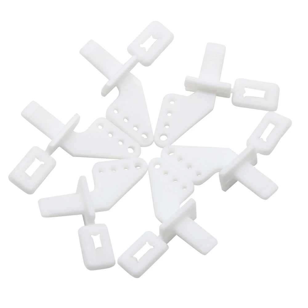 10/ 20pcs RC Servo Accessories Four-hole KT Rudder Angle For Rc Su27 Su37 Foam Machine Airplane  Aircraft DIY Part Wholesale