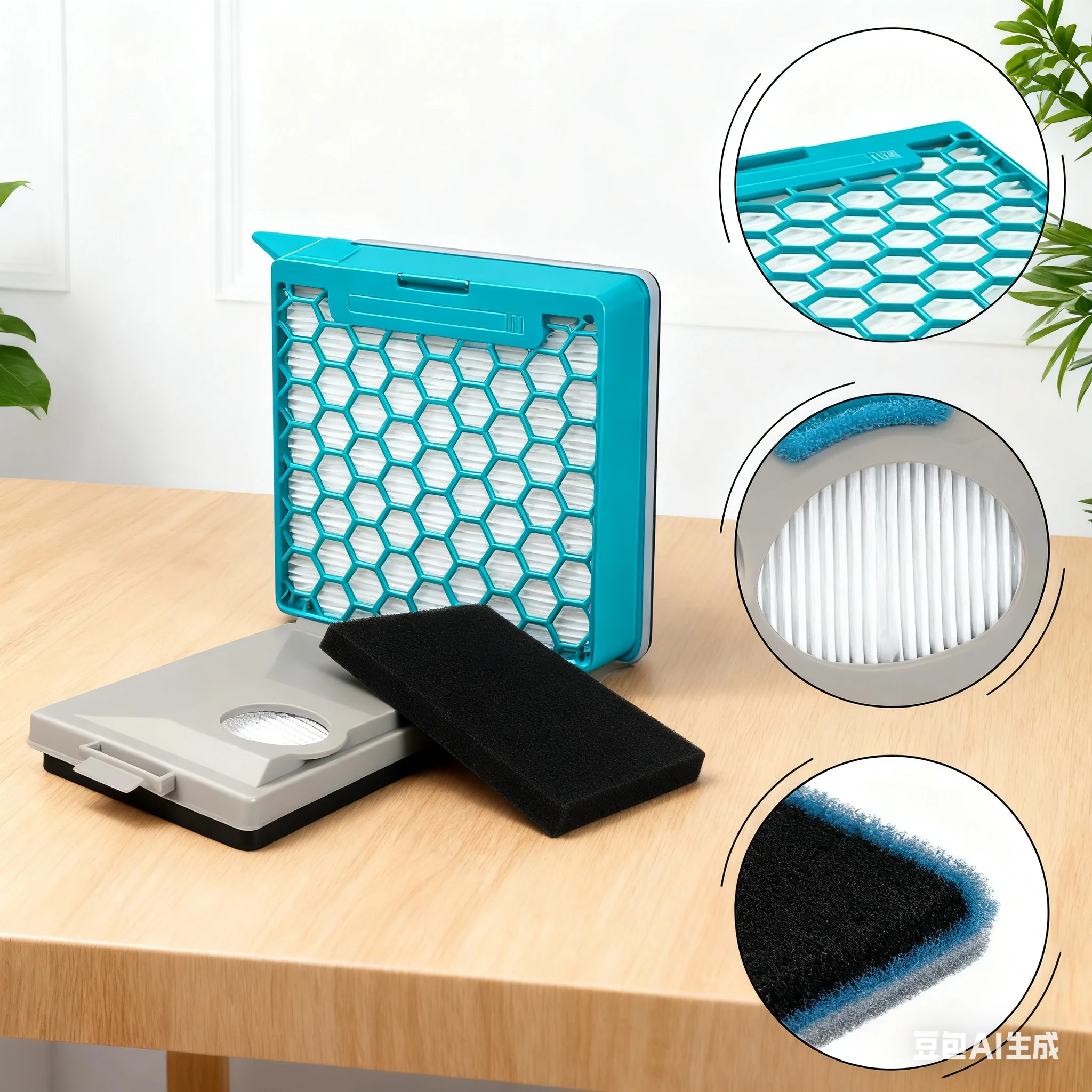 High-Quality Carbon Filter For Miele Filter, For Miele Boost CX1 11639240 SF-HY 60, 11639250 E CX-FSF Enhanced Cleaning Efficien