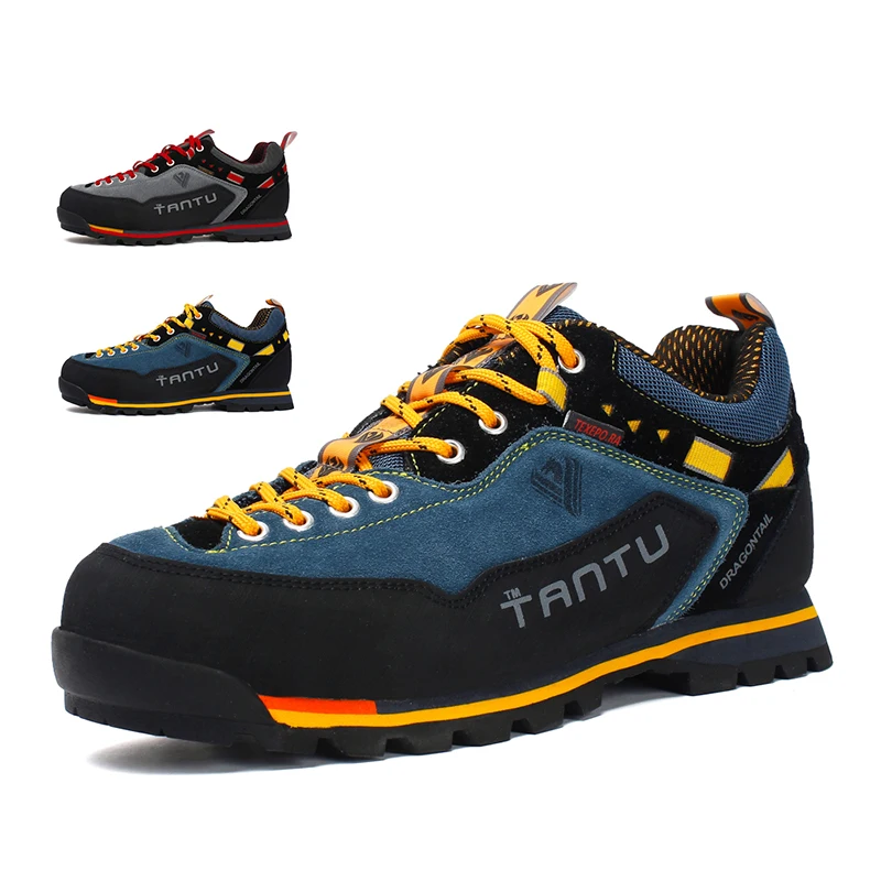 

Hight Quality Man Hiking Shoes Trekking Working Shoes Comfortable Lace-up Men Mountain Climbing Boots