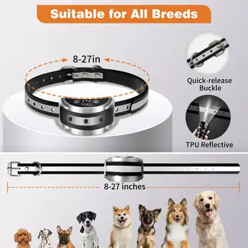 10 best sales קולר נביחות כלבים - №5