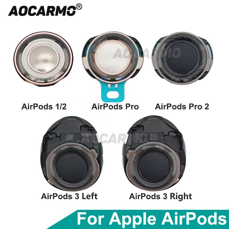 Aocarmo Część zamienna do naprawy słuchawek Apple AirPods 1 2 3 4 Pro Pro2 Pro3 - głośnik, moduł dźwiękowy, element fonacyjny