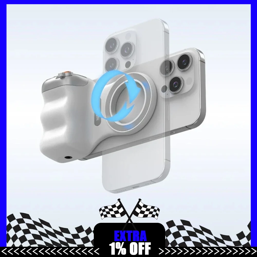 

Телефон Telesin, камера для съемки, ручка, магнитный держатель для смартфона, помощь для стрельбы, ручка с дистанционным управлением для телефона Iphone Android