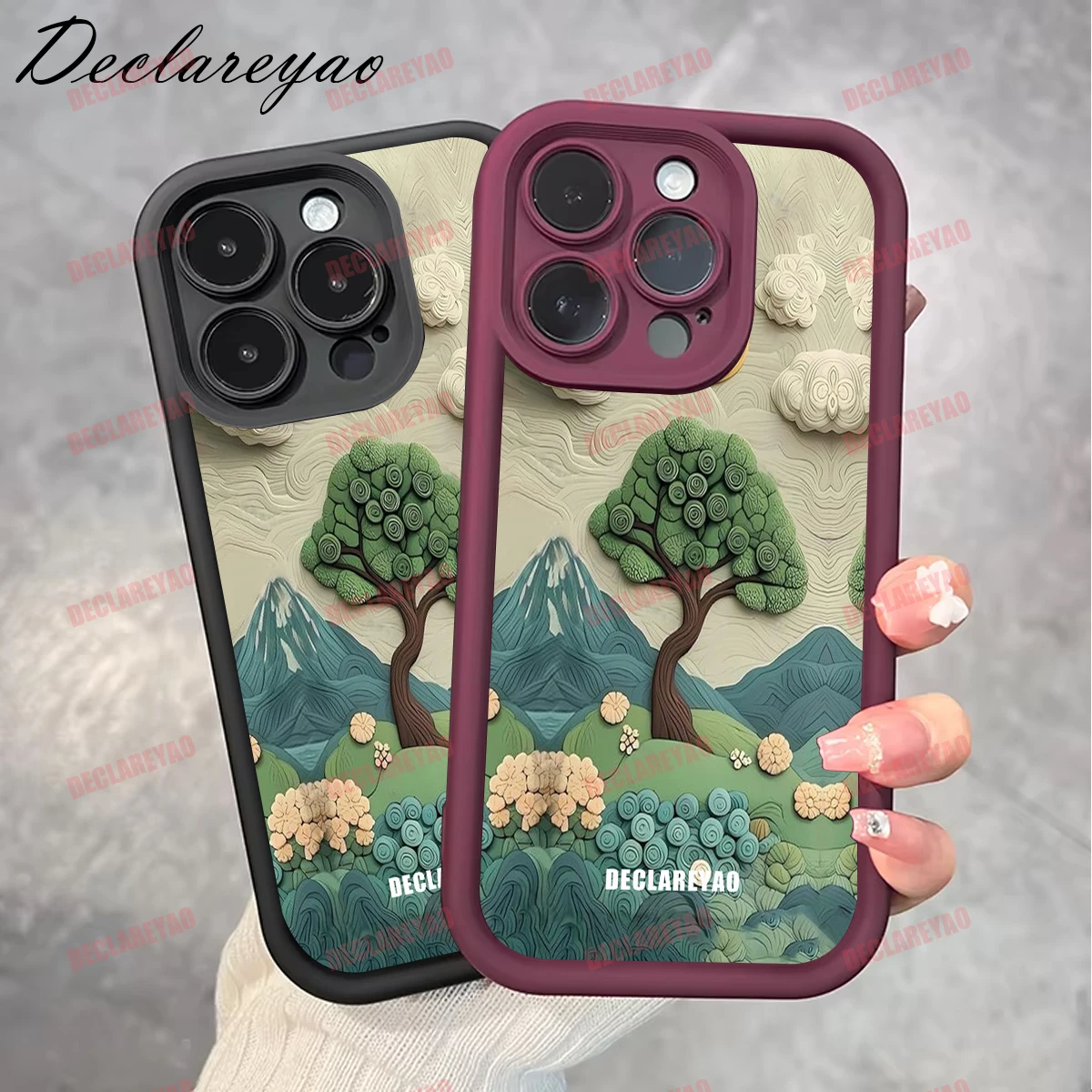 DECLAREYAO Soft Light Slim Matte TPU Covers For OPPO A98 A95 A16K A73 A91 A3S A72 A58 A17 A98 A57S A7X A92 Case Cover Shockproof