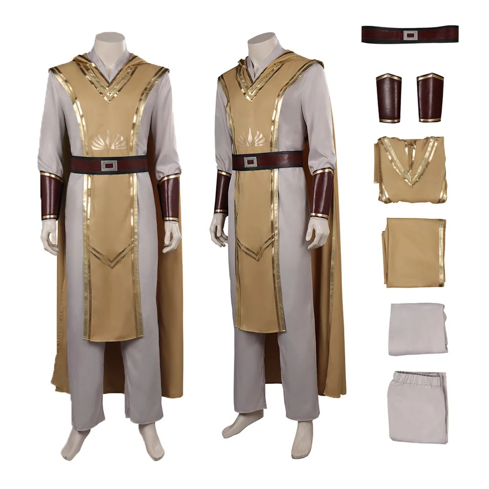 Костюм для косплея джедагана, костюм для взрослых, с накидкой, топом, брюками, поясом, костюмы на Хэллоуин, карнавал, искусственная кожа, маскировка, костюм Костюм для косплея джедагана, костюм для взрослых, с накидкой, топом, брюками, поясом, костюмы на Хэллоуин, карнавал, искусственная кожа, маскировка, костюм