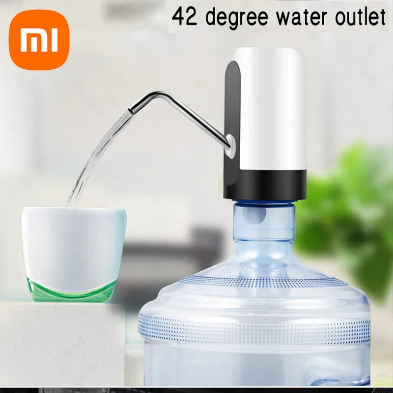 Xiaomi bomba de água elétrica sem fio Bucket, carregamento USB, portátil pequeno, rápido dispensador de água doméstico, simples