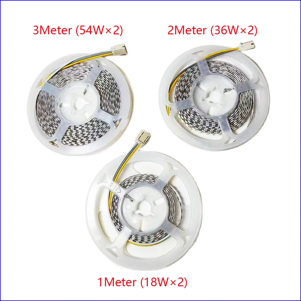 Highlight (3 solder joints) 7MM-180D-5B9C×2 3Colors LED Strip AC220V 200-280mA Work With LED Driver be used in chandeliers