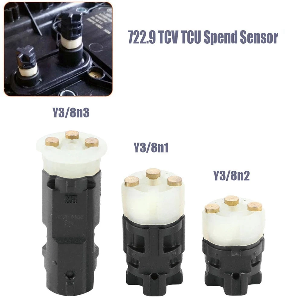 3Pcs 722.9 TCV TCU Spend Sensor Y3/8N1 & Y3/8N2 & Y3/N3 Automatic Transmission Shift Solenoid for Mercedes