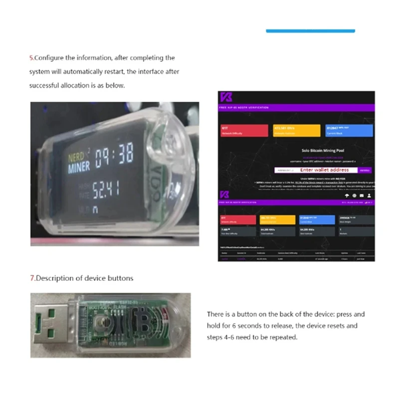 럭키 마이너 V3 사일런트 마이너 머신, USB 마이닝 머신, 74KH/S LV03 미니 홈 마이너 머신, Asic 마이닝