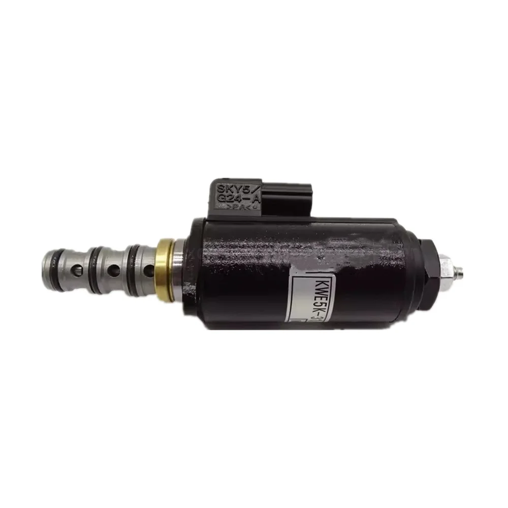 YN35V00050F1  KWE5K-31/G24DB50 For Kobelco SK200-8 250 260 330 350-8 Pilot Safety Lock Solenoid Valve Excavator Parts