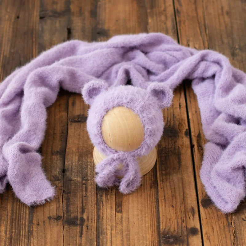 Accesorios de fotografía recién nacido, paño envolvente de felpa, manta para bebé de 100 días, accesorios de estudio de modelado