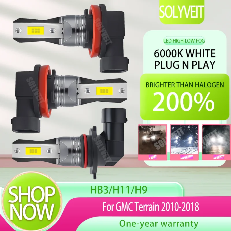 

Experience True Instant-On LED Lighting Auto Bulb HB3/H9/H8 For GMC Terrain 2010 2011 2012 2013 2014 2015 2016 2017 2018