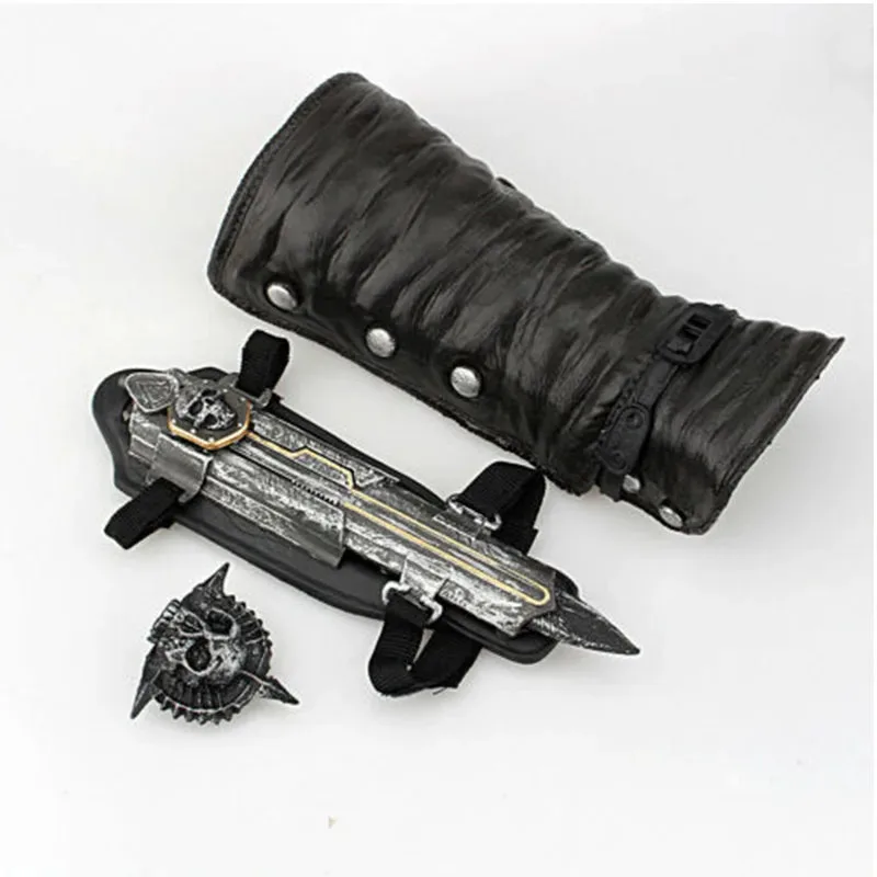 Creed Скрытый лезвие Рукав Меч Рисунок Скрытый лезвие Эдвард Оружие Рукава Мечи могут выбросить Косплей Модель игрушки
