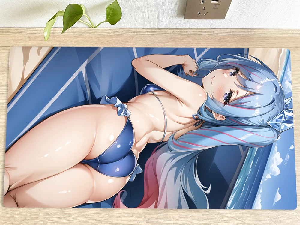 

YuGiOh Girl Table Playmat Witchcrafter Madame Verre TCG CCG Mat Trading Card Game Mat Mouse Pad Gaming Play Mat Free Bag