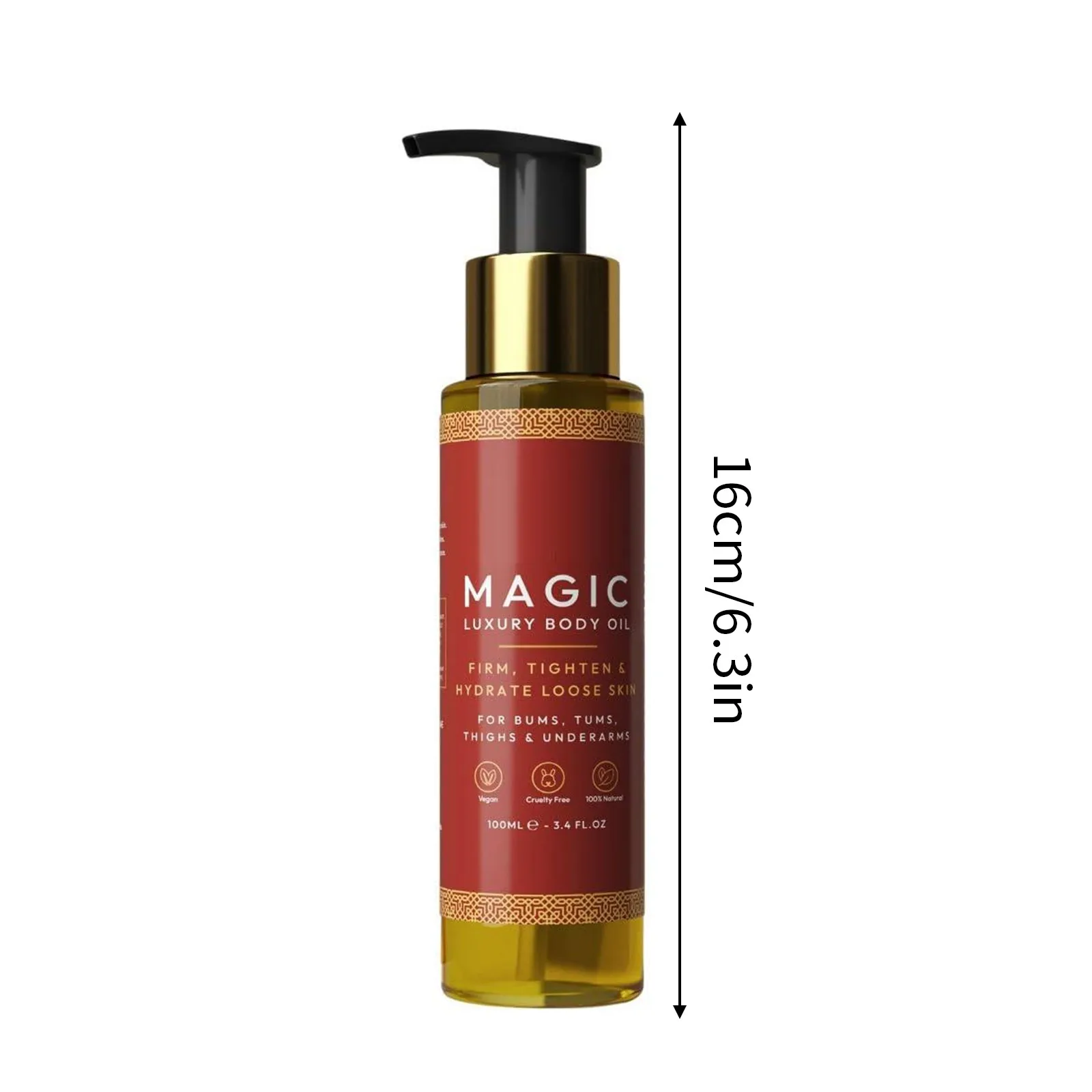 زيت الجسم المجدد الساخن لعام 2025، يساعد على إصلاح المكونات الطبيعية على تجديد الرطوبة وتنعيم البشرة 100 مل