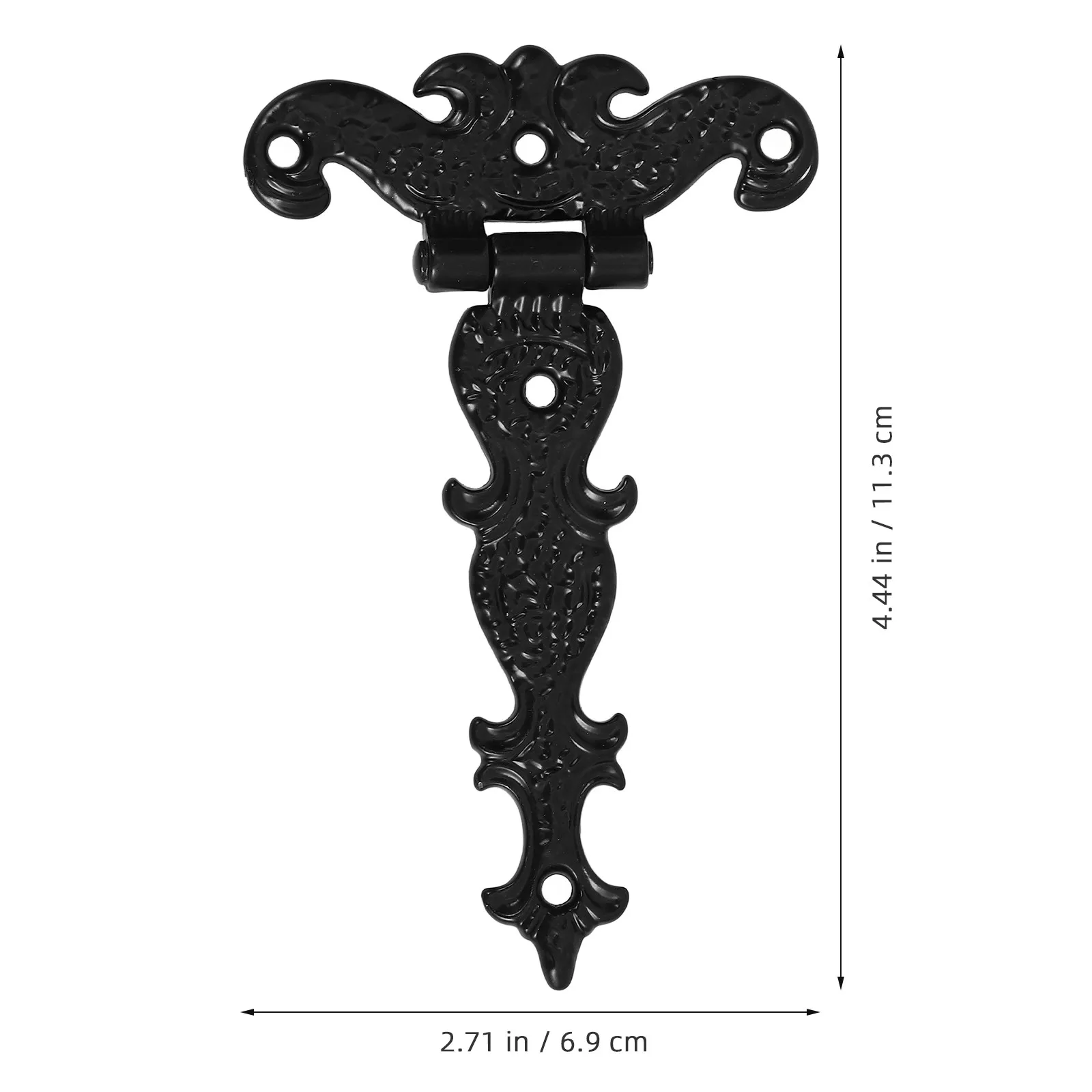 2Pcs Vintage Zinc Alloy Door Hinges Heavy Duty Detachable Cabinet Door Hardware for Home Office Window Shed Weld on Hinges