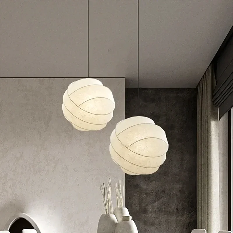 

Nordic Fabric Art Pendant Lights for Dining Room Bedroom Pendant Lamp Home Decor Indoor Lighting Lusters Fixture 220V 110V
