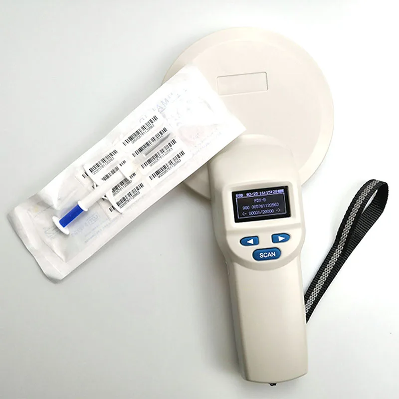 

OEM S03 Compact RFID Animal Tag Reader 134.2kHz Frequency ABS Material Access Control Card Reader For Poultry Farm Scanning