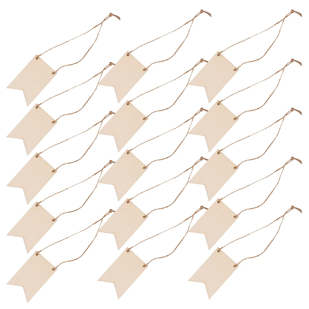 

150pcs Wooden Hanging Ornaments Blank Signs Square Tags for Crafts Decorative DIY Unfinished Wood Cutouts Home Wall