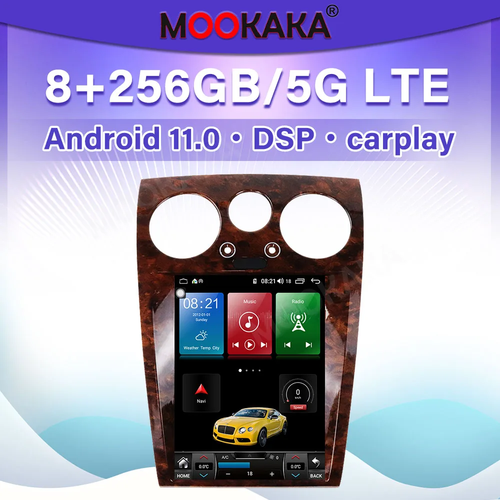 

For Bentley 2004-2012 Carplay Android Car Stereo Radio Multimedia Player GPS Navigation Auto Audio