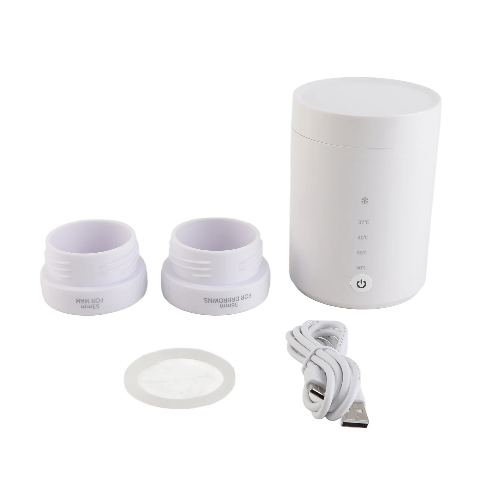 المحمولة زجاجة حليب الأطفال دفئا سخان الحليب اللاسلكي إزالة الجليد والتدفئة أوضاع مزدوجة 4 مستويات درجة الحرارة المدمج في البطارية #4