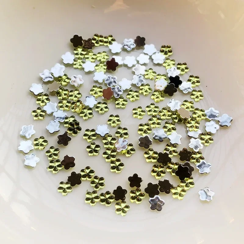 Flower Nail art designs Flatback Cabochon Rhinestones Gems Non Hotfix Stones Crystal Applique 200pcs -HR47