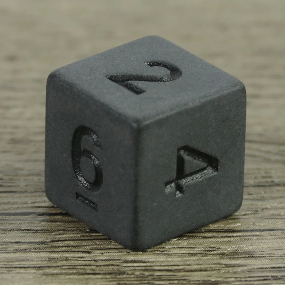 Deep Black Dice D4, D6, D8, D10, D12, D20 10PCS Plastic for Board Game Entertainment