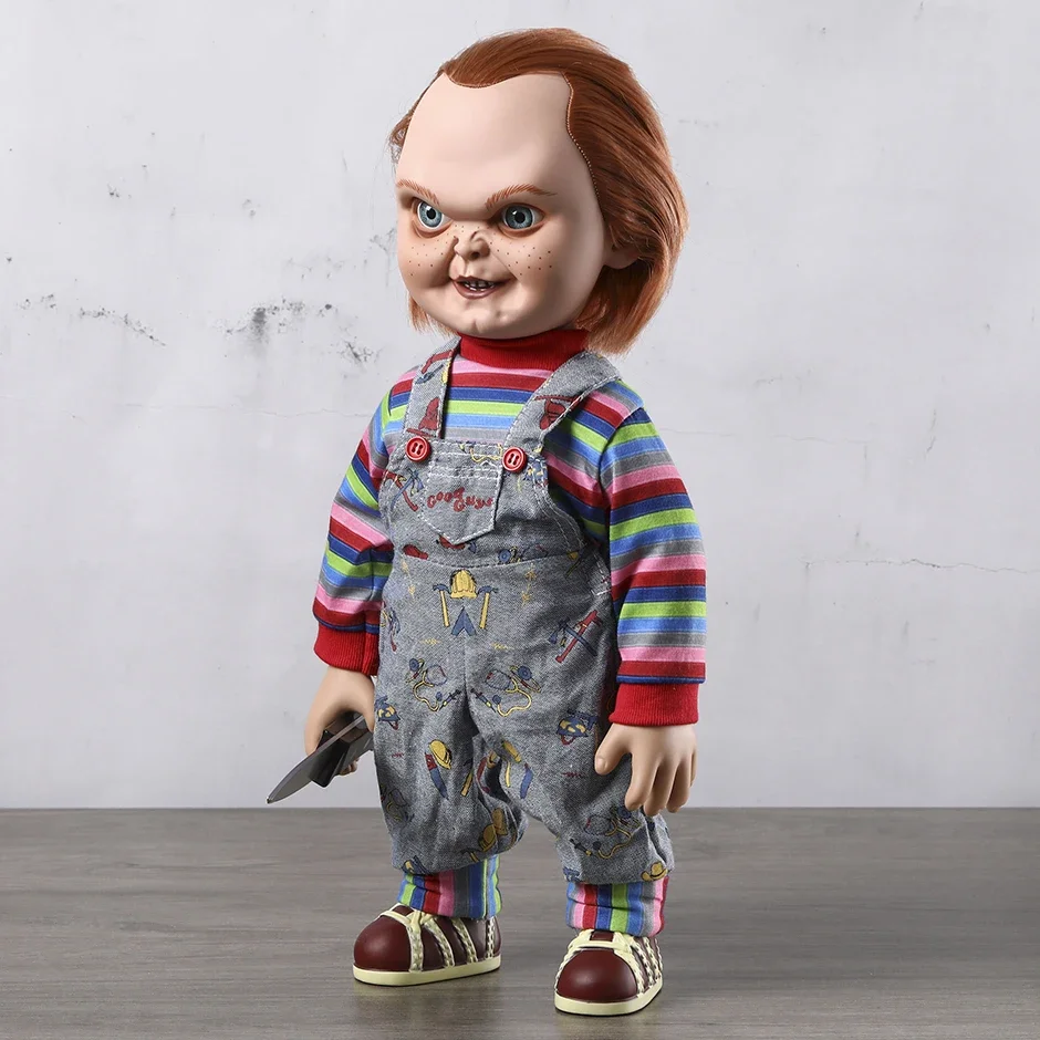 

Chucky (Childs Play) 15 Inch Good Guy with Sound Mezco Joint Movable Action Figure PVC Toy Collection Doll Model