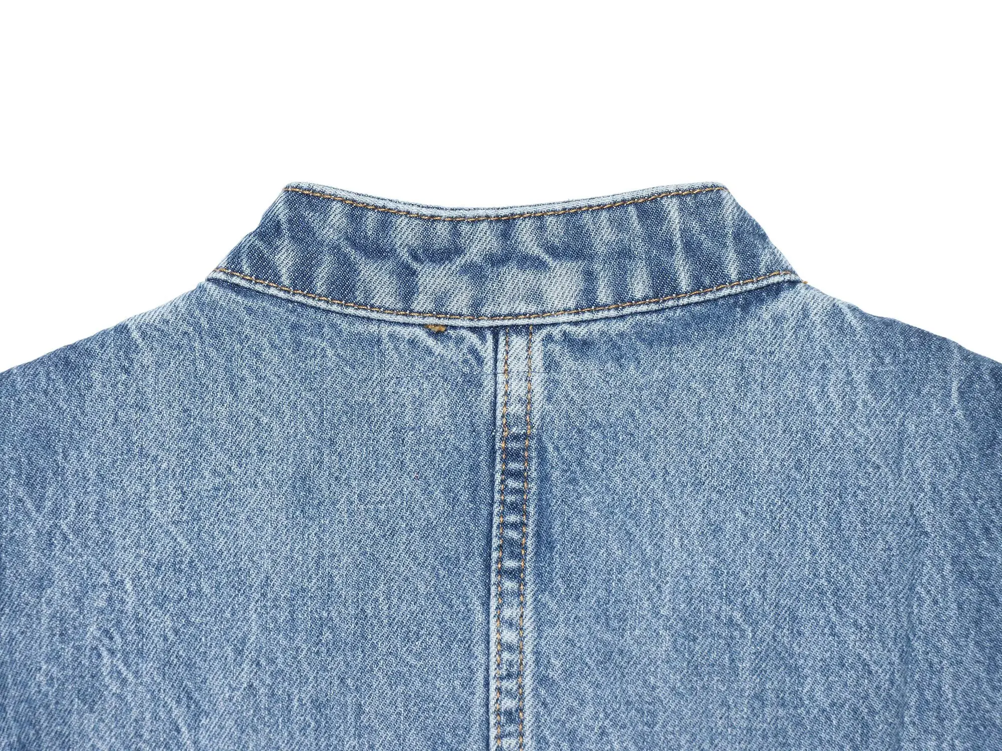 TFMLN Elegante Damen-Weste mit Stehkragen, ärmellos, Sommer-Mode, High-Street-Stil, unregelmäßige Einreiher-Tanktops, Neu 2026 – Detail 8