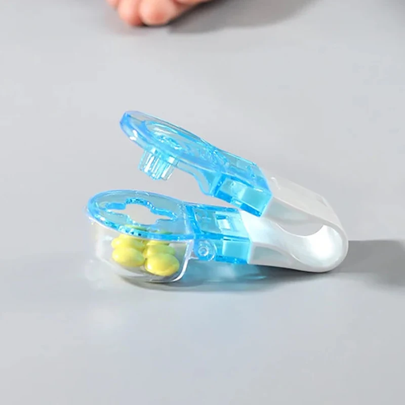 Portable Pill Taker Tablets Blister Pack Opener Pill Dispenser Storage Box Pill Case No Contact Easy To Take Out From Package