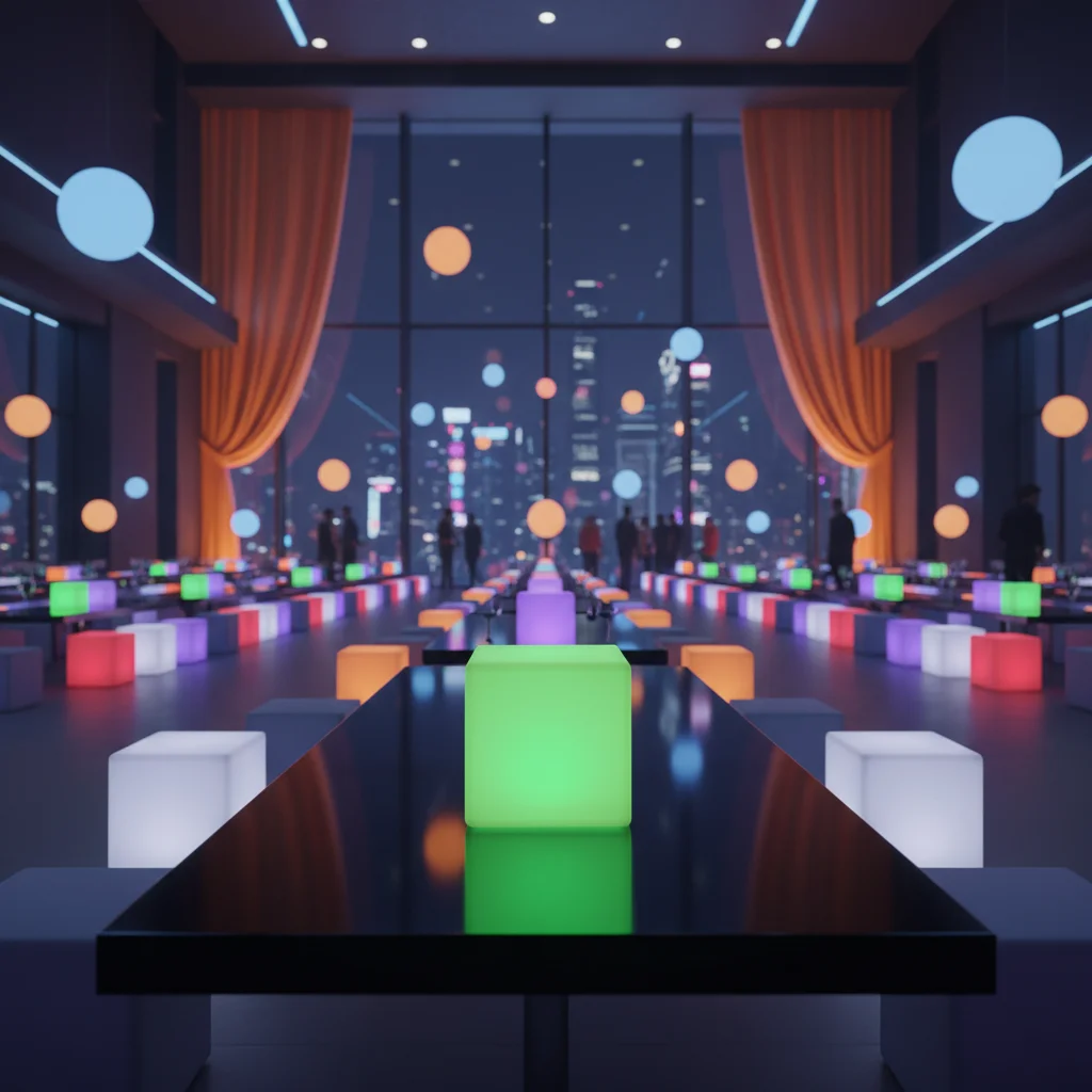 Kursi Kubus LED Outdoor untuk - Outdoor Furniture Rental For Party ulasan dan harga