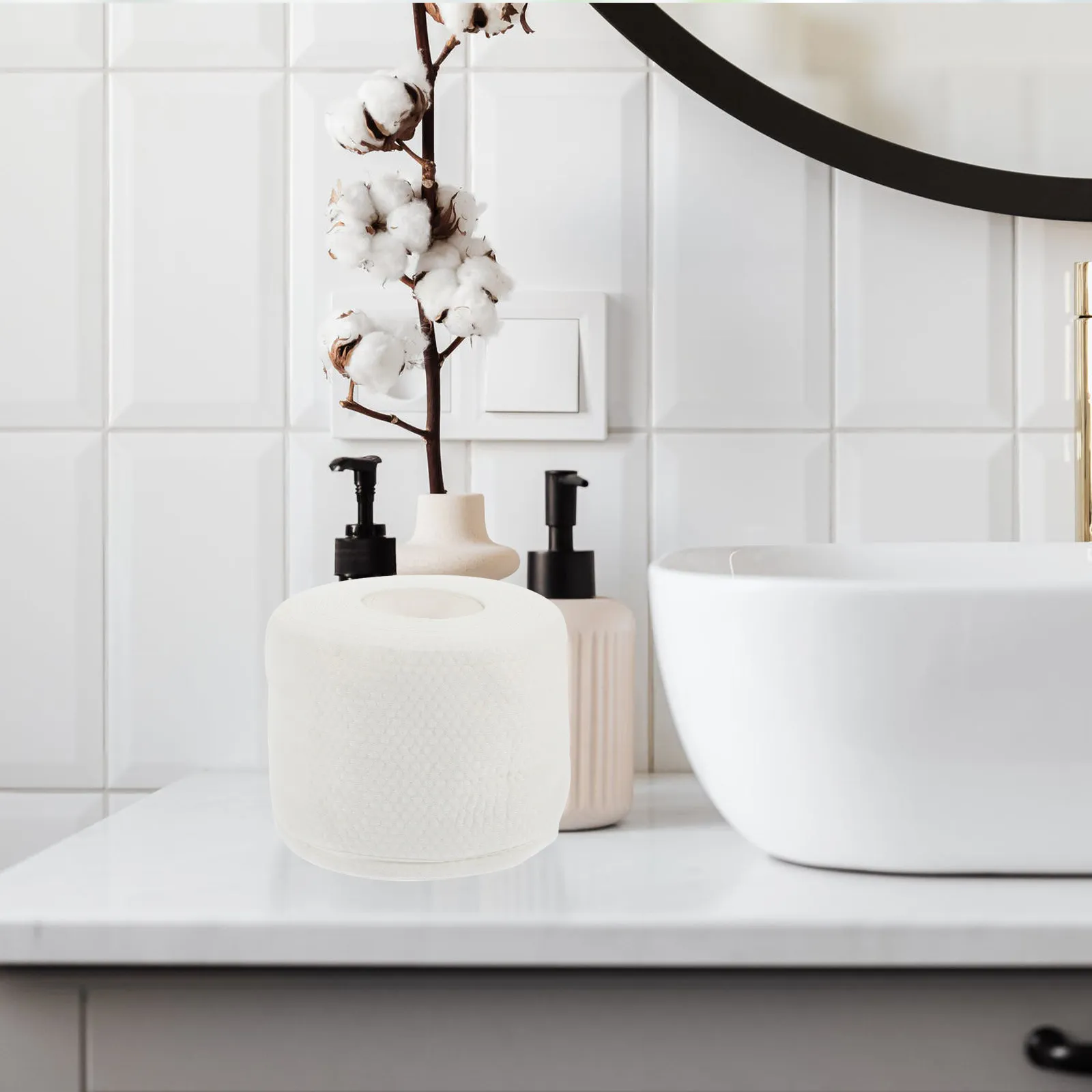 Disposable Face Towel Roll Gentle Skin Friendly Highly Absorbent Single Use Facial Towel for Face Cleansing Travel Skincare