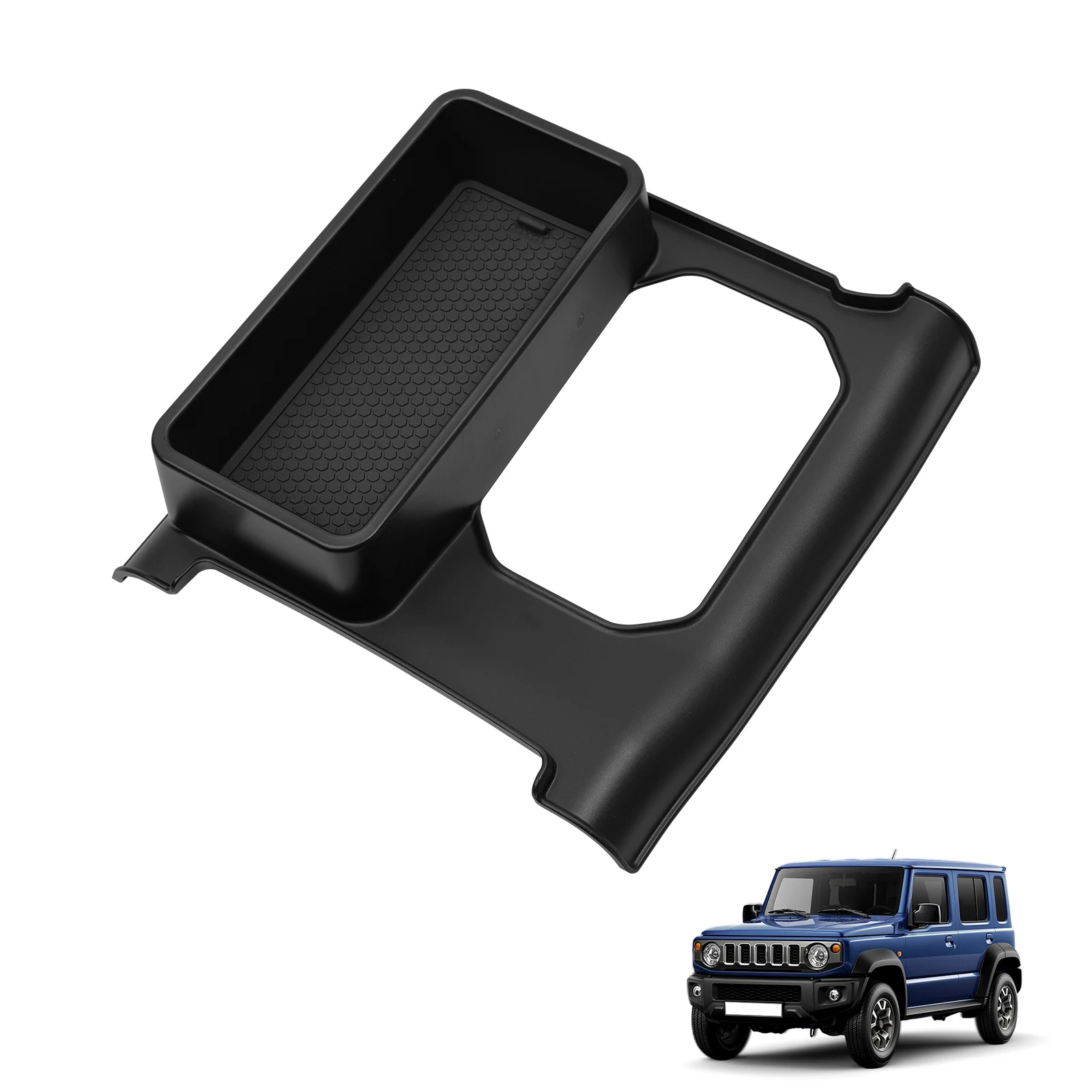 Smabee para Suzuki Jimny 2024-2025: Caixa Organizadora para Console Central e Bandeja Lateral para Alavanca de Câmbio - Acessórios Internos