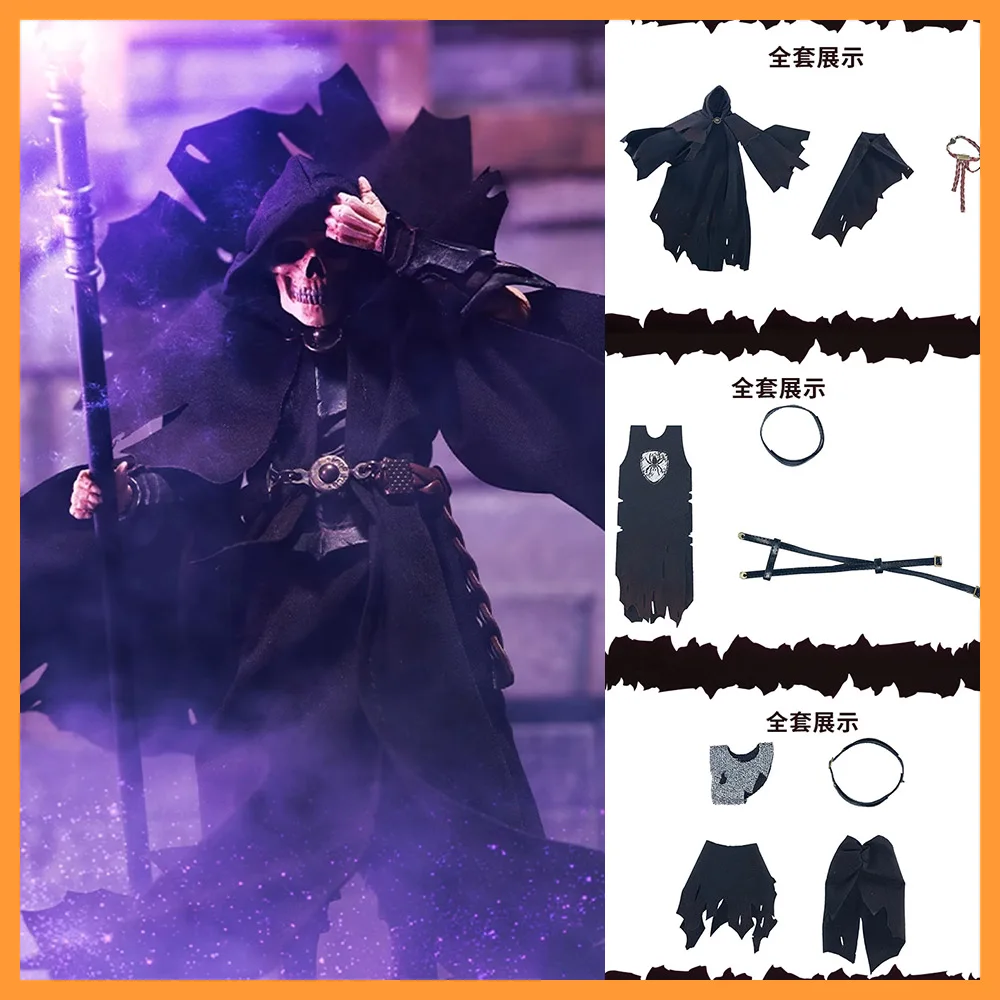 【Solo capa】 1/12 cuatro caballeros legiones míticas serie esqueleto capa chal conjunto accesorios para figuras de acción de 6,5 pulgadas modelo Juguetes