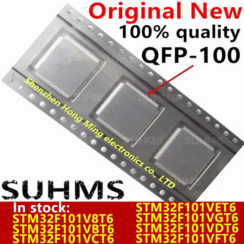 (1piece) 100% New STM32F101V8T6 STM32F101VBT6 STM32F101VCT6 STM32F101VET6 STM32F101VGT6 STM32F101VDT6 STM32F101VFT6 QFP