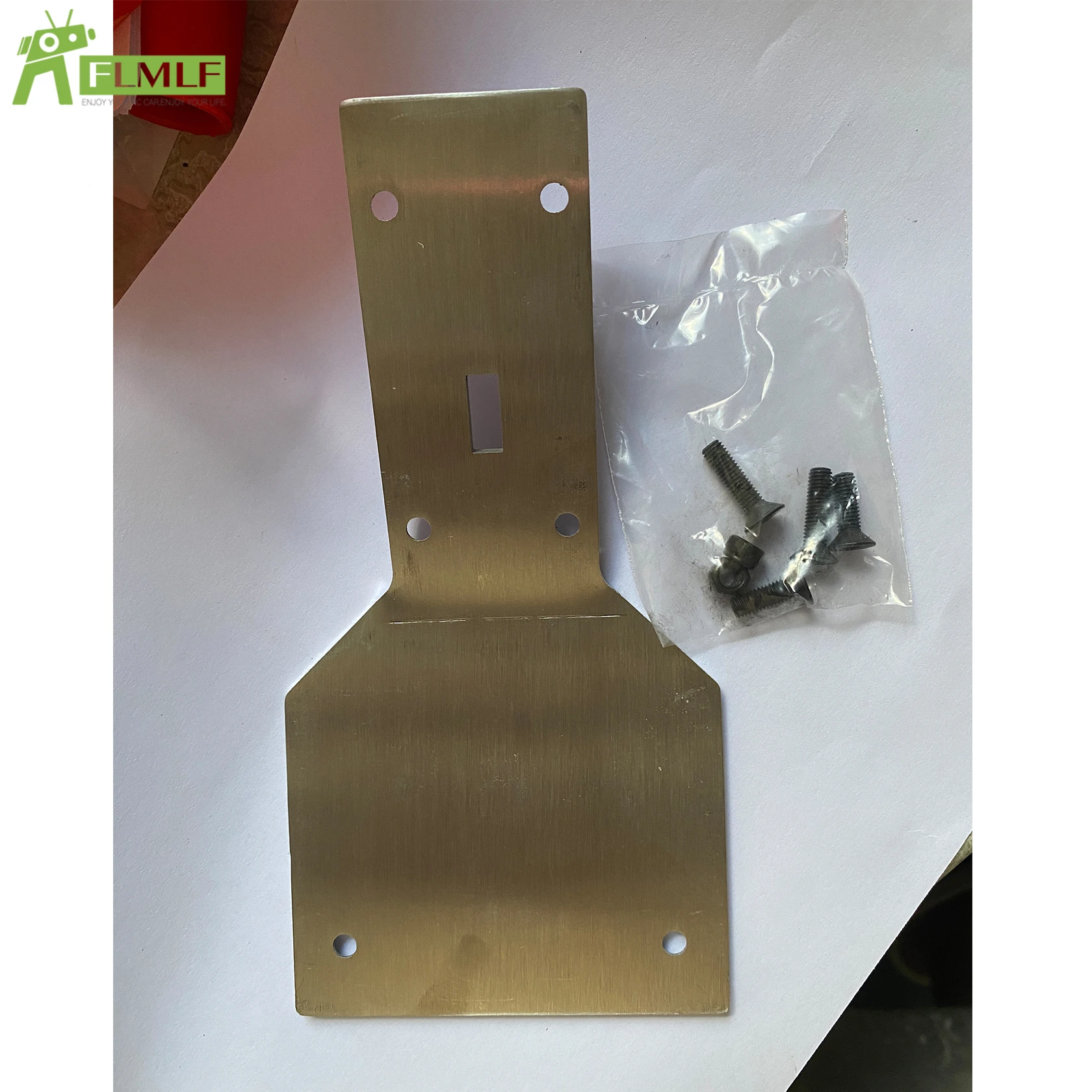 4mm Stainless Steel Chassis Strengthen Fit for 1/5 HPI ROFUN BAHA ROVAN KM BAJA 5B 5T 5SC Rc Car Toys Games Parts